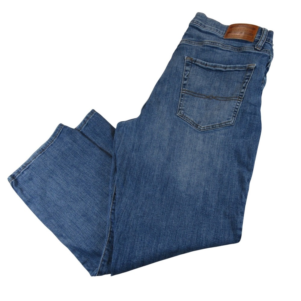 Lucky Brand Mens Jeans 213 38 x 30 Straight Fit Stretch Cotton Polyester Pocket - Picture 1 of 11